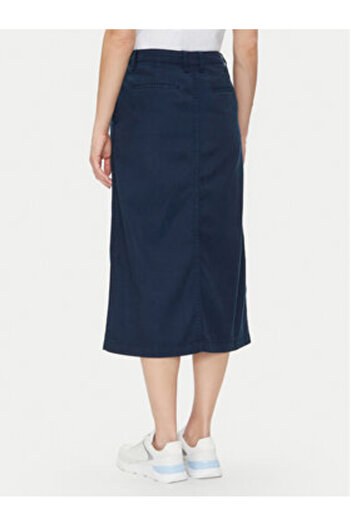 Tommy Hilfiger Women's Midi skirt WW0WW44726 Blue