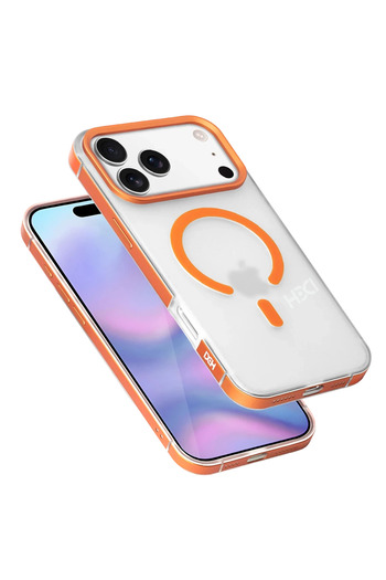 Fuchsia Apple iPhone 17 Pro Hbc-394 Himalayas Magsafe Cover - Orange