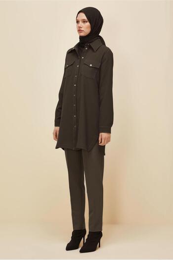 Alvina Tunic with Shirt Collar 45987