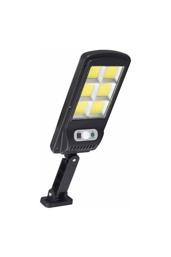 Kludoo Outdoor Solar Lamp with Solar Panel, 120 LED, Motion Sensor, Black