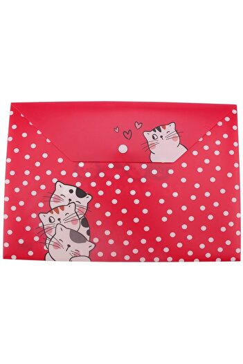 M&G A4 folder with staple, So many cats, PP, 0.2mm, various colors,