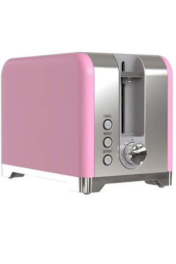 Koolen Double Stainless Steel Toaster with 930W Power - Pink