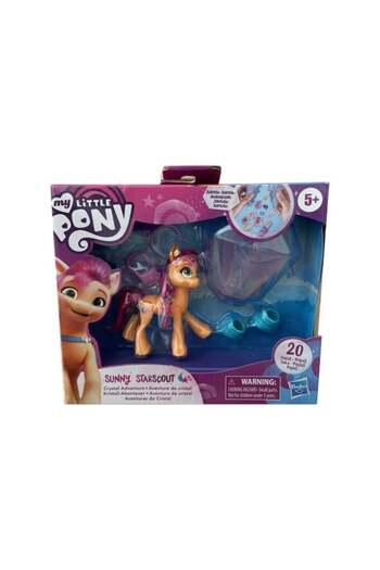 MY LITTLE PONY Crystal Adventure Sunny Starscout figurine set, 8 cm