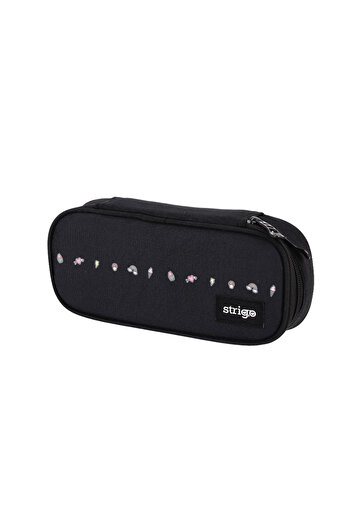 Strigo Pencil case, one compartment, with divider and inner pocket, unequipped, Icons SSC256