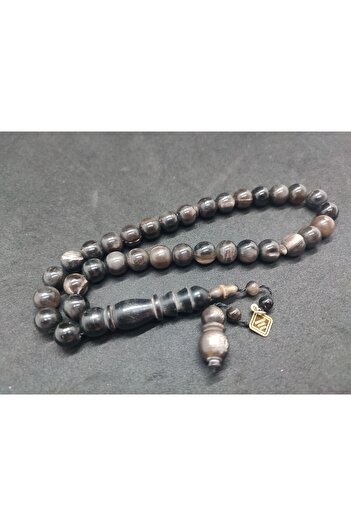 İskeçe Exclusive İskeçeli Cemil Masterpiece Rare Patterned Mevlevi Model Natural Buffalo Horn Certified 8577