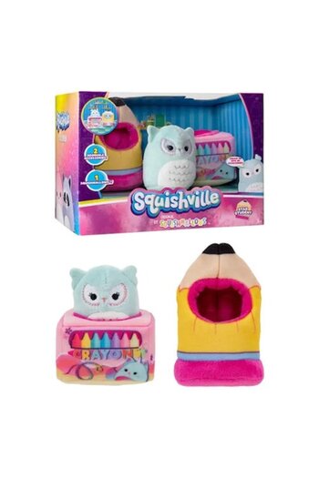 Jazwares Set 3 Plush Toys Squishville, Jazwares, 5 cm