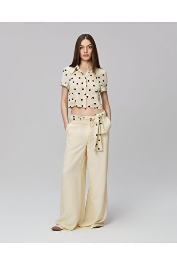 La Maison de Confiance Pamela ecru trousers
