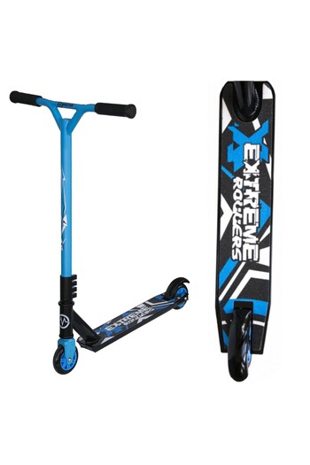 Other Trotinetă Freestyle Stunt ABEC7 100kg - Albastră