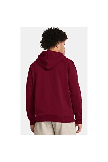 Under Armour Men's Red Rival Fleece Hoodie Small - Athletic Comfort & Style