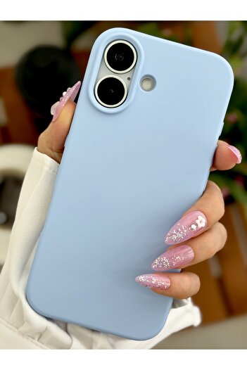 Go Aksesuar Iphone 17 Uyumlu Içi Kadife Leke Tutmaz Sıvı Silikon Lansman Kılıf