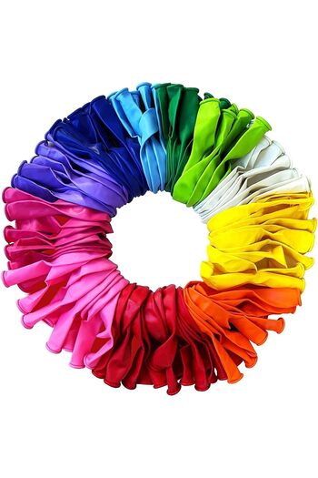 Generic RHINMOFOS 100 Pack 12 Inch Balloons Latex Balloons Color Party Balloons for Birthday Party Festival