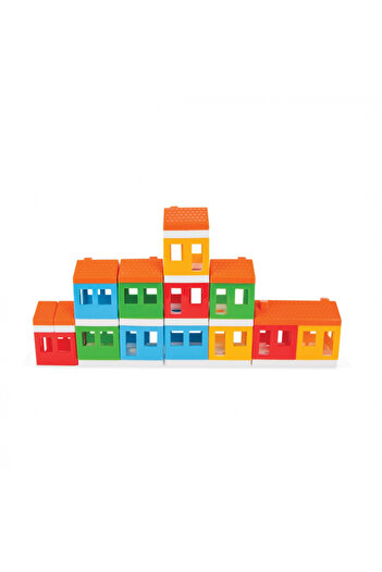 PİLSAN Mini City 40-piece construction set