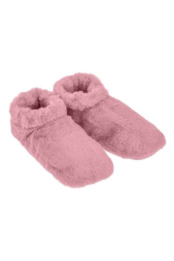 ANTBRO ® Women's House Slippers, Pink Faux Fur, Non-Slip Sole, Size 39-41