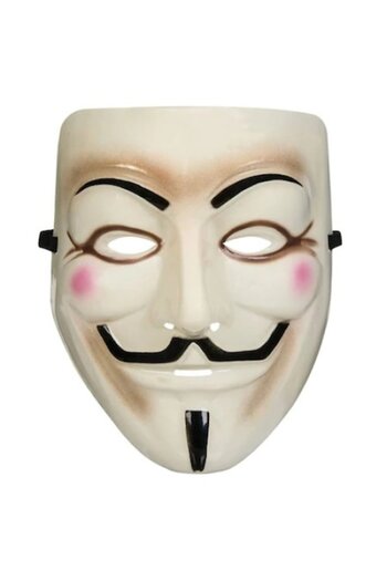 BUR Anonymous Mask for Party, 20x22 cm