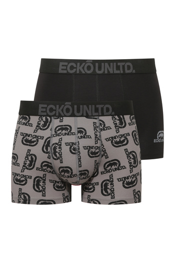 ECKO Black - Printed 2-Pack Boxer Briefs