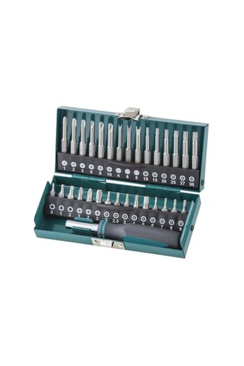 Wolfcraft Screwdriver Bits Set, 31 Pieces