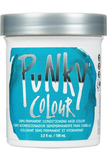 punky Semi-Permanent Conditioning Hair Color Turquoise, Vegan, PPD & Paraben-Free, Up to 25 Washes,