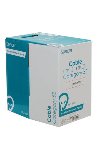 Spacer FTP cable, copper, roll 305 m, cat 5E