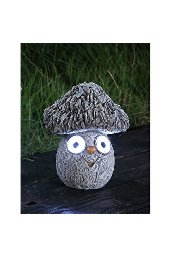 HOFF Solar Lamp LED White Hoff, Mushroom, H 13 cm, Gray
