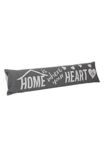 ANTBRO Protectie anti curent gri cu mesaj, cu doua fete si fermoar, 90x20cm