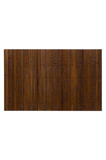 ANTBRO Decorative Bamboo Bath Mat in Brown, Non-Slip Surface, 80x50cm