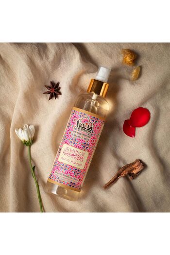 dukhni Oud Al Habayeb Attar Al Faraash | 250ml Non Alcoholic Spray | Room Mist, Fabric & Linen Spray