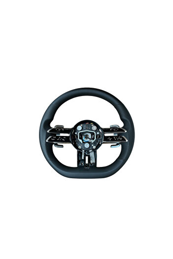 Lumi LUXURY Leather sports steering wheel compatible with Mercedes models 2011-2021 Compatible product - not OEM