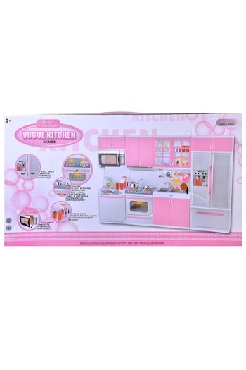 OEM Doll with Kitchen Set, Gelexis, with Cooking Accessories, 43x4x27 cm