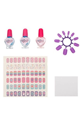 ANTBRO Manicure Play Set with 3 Nail Polishes and Stickers