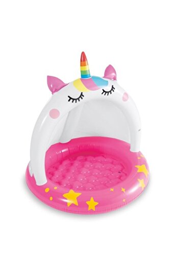 EBA Inflatable children's pool with sunshade in unicorn shape, Eba®, size 1.02x1.02m