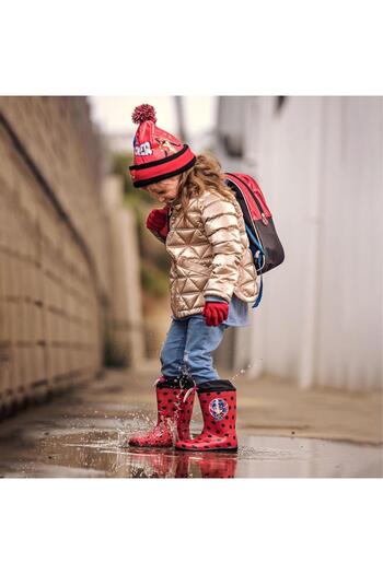 Cerda Girls' Ladybug Red Rain Boots - Rubber Casual Footwear, EU Size 27