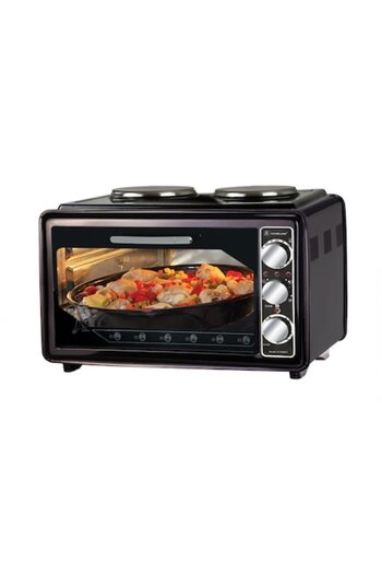 Sole Electric Oven with 2 burners, 1500W, 38L