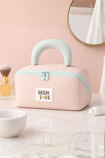 YOYOSO Garnili Pink Makeup Bag
