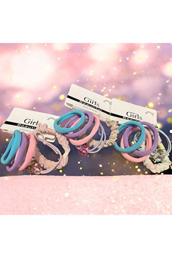 The Cloudish Shop Girl's 5-Piece Rubber Buckle Set with Gummy Bear Details