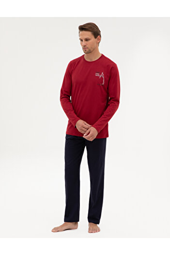 Pierre Cardin Bordo Pijama Takımı 50322635-900