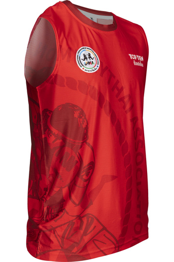 Top Ten "Salamaa" Competition Tank Top, Top Te, IFMA Approved, Red, M