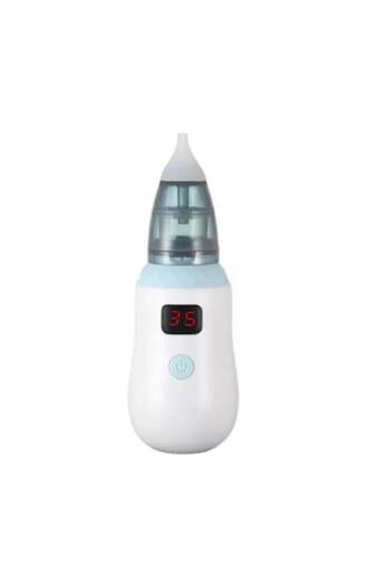 viMAG Electric Nasal Aspirator, Portable, Suitable for Babies, Gentle Fluid Suction, Green/White,