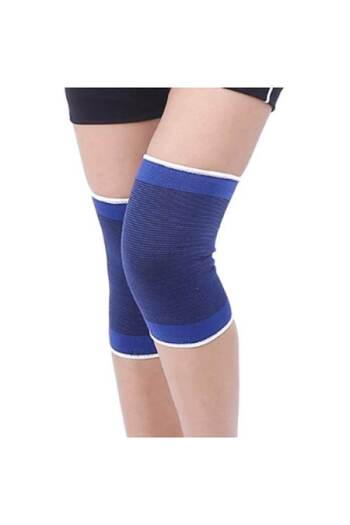 vls Set 2 elastic knee braces, VLS, blue, unisize