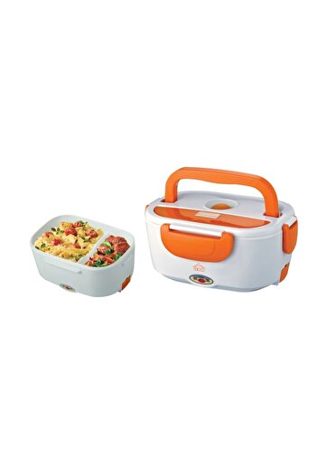 DCG Electric Heating Lunch Box DCG, SV0100O, 1L Capacity, Two Compartments, Heat-Resistant Materials, Wh