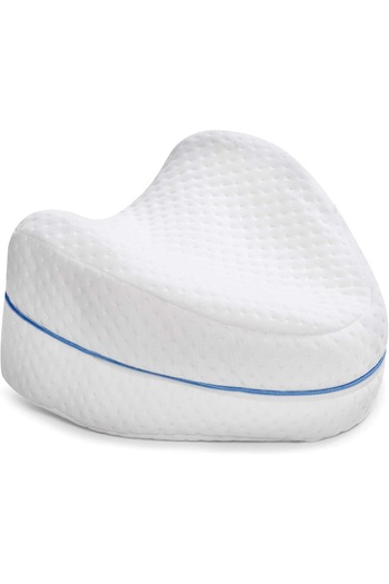 MRG M-476 Pillow for Legs, Memory Foam, Textile Cover, White