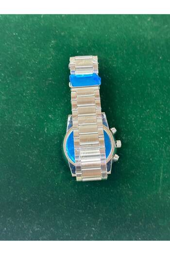 LOCK Men's Moon Phase Watch - Stainless Steel Band, Unique Dial Design
