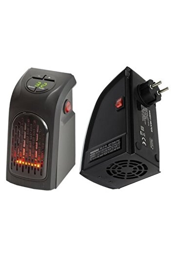 import Portable Mini Heater EF-3577, 370W, Black