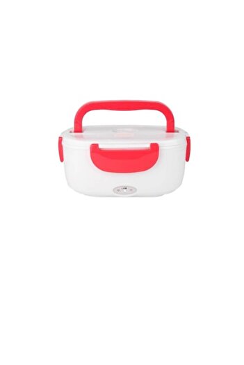 Aisha Electric Thermal Lunchbox ®, 1L Capacity, 220V, White/Red