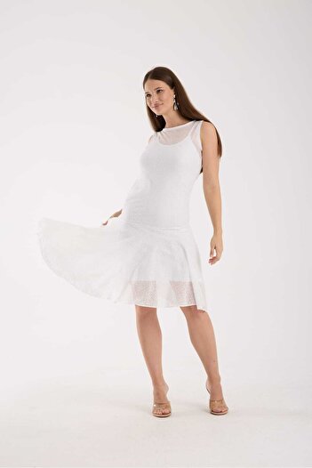 BY PAPI Flounce Skirt Long Dress
