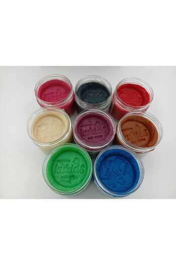 kukids play dough 100% Natural (Organic) 8 Colors (8X130Gr) Play Dough