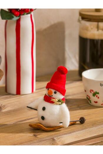 LC Waikiki Decorative Object with Snowman Figure 14 cm (W5)