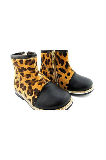 SEBICOOL Leopard Ankle Boots