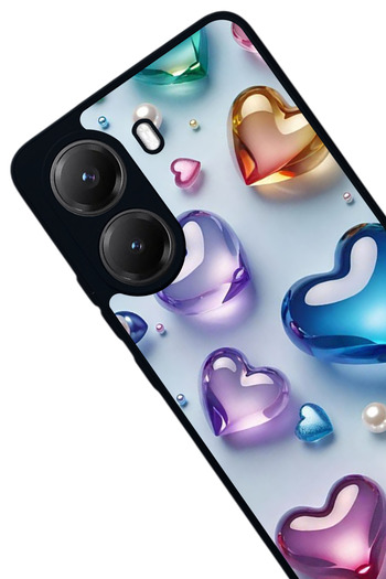 Aksel Kılıf Xiaomi Poco X7 Pro Compatible Printed, Matte Black, Soft Silicone, Protective, Shock-Absorbing Cover, Case