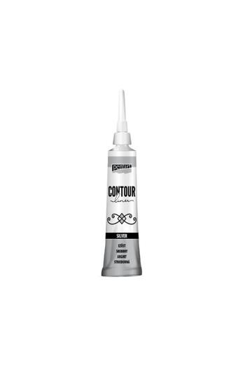 Pentart Contour liner basic SILVER 20 ml