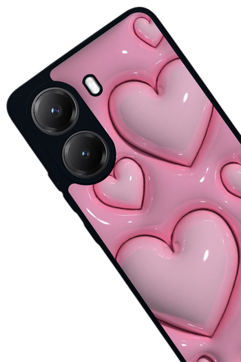 Aksel Kılıf Xiaomi Poco X7 Pro Compatible Printed, Matte Black, Soft Silicone, Protective, Shock-Absorbing Cover, Case